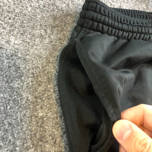 Nike Shorts Mens MEdium Black Red Dazzle Shiny Basketball Baggy Vintage Y2K - Picture 4 of 10